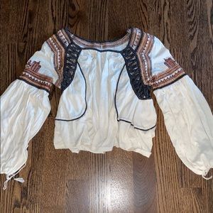 Long sleeve boho top